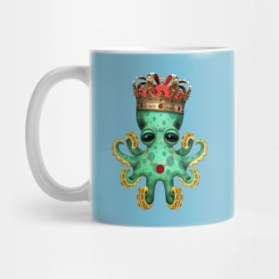 Cute Royal Octopus Wearing Crown Mug